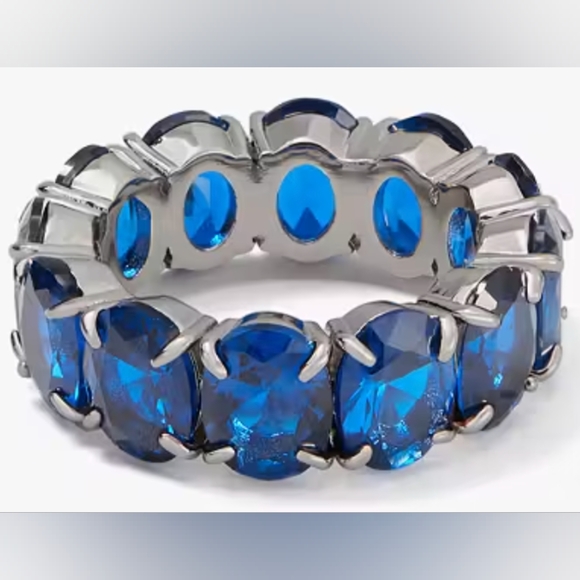 Kate Spade New York Candy🍬 🍭 Shop Ring- blue 💙+ silver size 7 - Picture 10 of 16